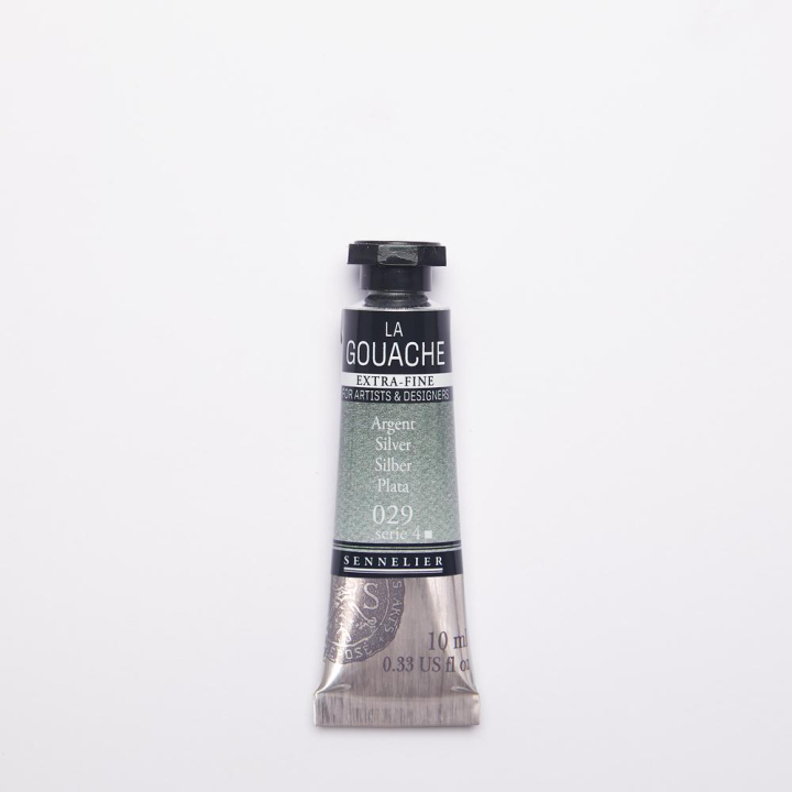 La Gouache Extra-fine Tube 10 ml Couleurs métalliques - Sennelier - Rougier et Plé
