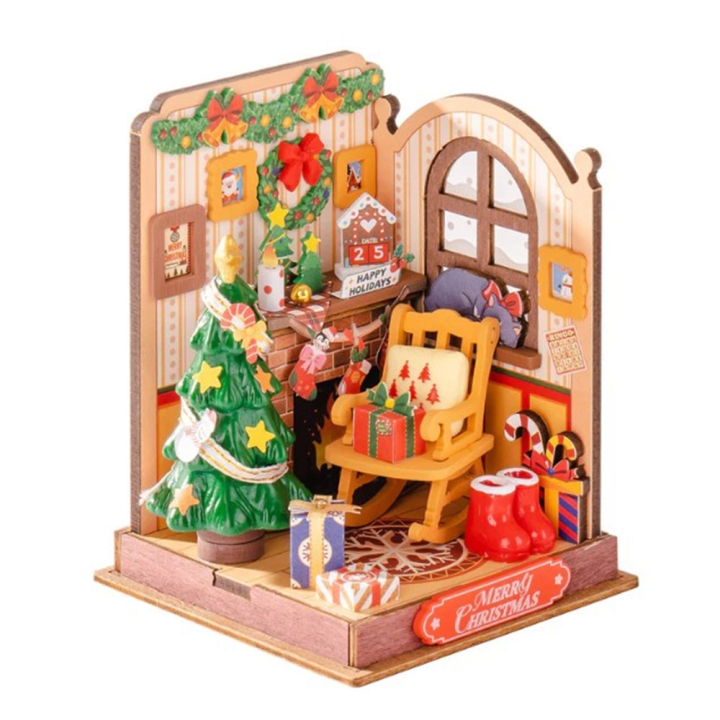 Maison miniature DIY Christmas Fireplace - Rolife - Rougier et Plé