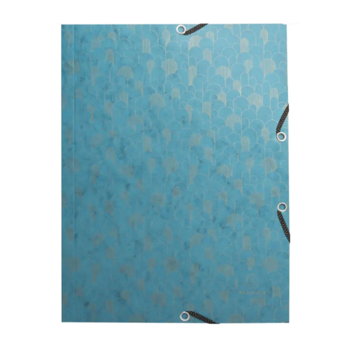 Chemise à élastiques 3 rabats Carte lustrée Néo Déco - Exacompta - Rougier et Plé