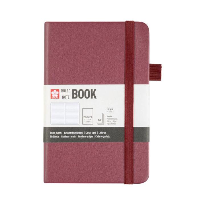 Carnet de note 9 x 14 cm Ligné - Sakura - Rougier et Plé