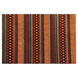 Papier Indien fait main  Tribal 50 x 70 cm 120 g/m² Orange et Rouge - Esprit Papier - Rougier et Plé