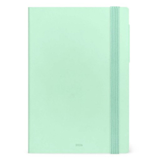 Agenda semainier 2026 + notes Mint 18 x 12 cm - Legami - Rougier et Plé