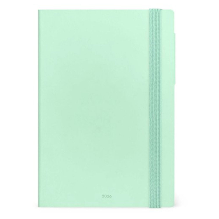 Agenda semainier 2026 + notes Mint 18 x 12 cm - Legami - Rougier et Plé