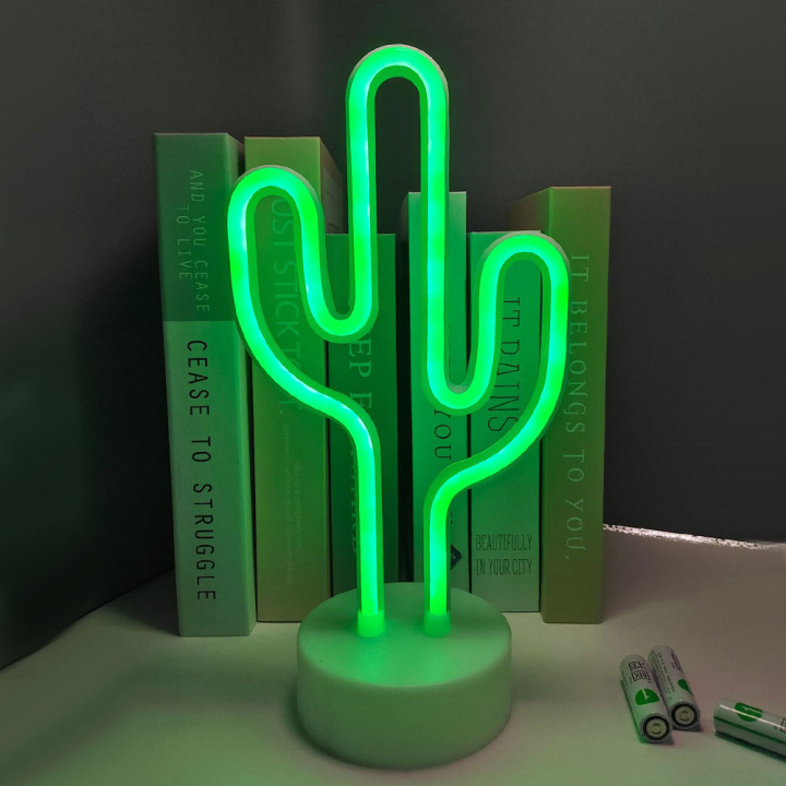 Lampe néon Cactus - Rougier&Plé - Rougier et Plé