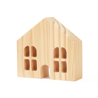 Maison en bois 11 x 10 x 3 cm - Graine Créative - Rougier et Plé