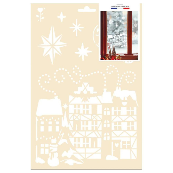 Pochoir A4 Noël à la maison - Graine Créative - Rougier et Plé