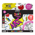 Marqueur acrylique Skrib 12 couleurs - Rougier et Plé