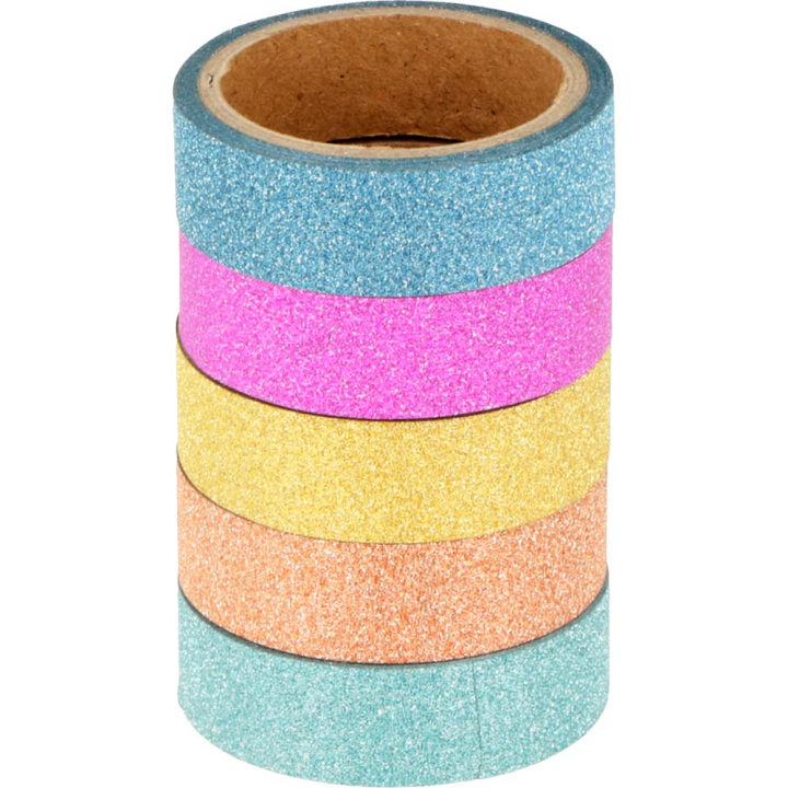 5 masking tapes pailletés - ARTEMIO - Rougier et Plé