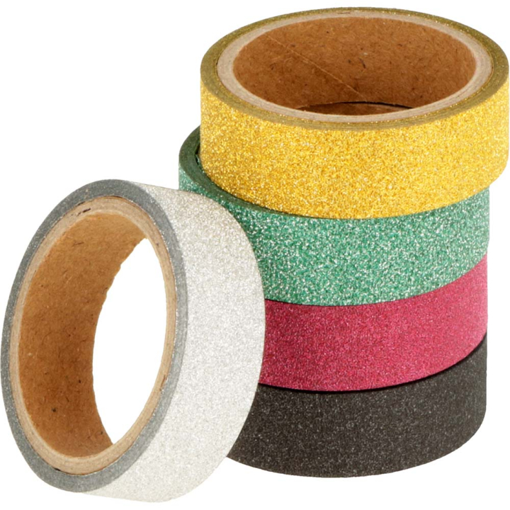6 masking tapes pailletés Noël - ARTEMIO - Rougier et Plé