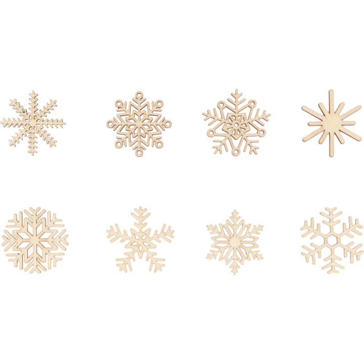 16 Silhouettes en bois flocons - ARTEMIO - Rougier et Plé