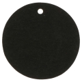 50 étiquettes noires rondes 4,5 cm - ARTEMIO - Rougier et Plé