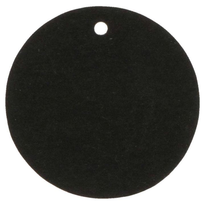 50 étiquettes noires rondes 4,5 cm - ARTEMIO - Rougier et Plé