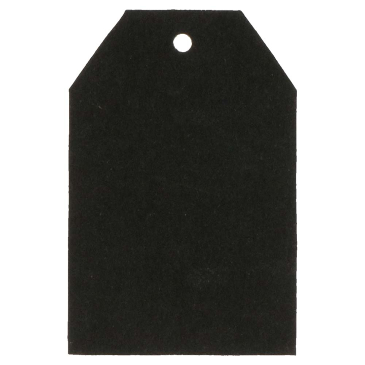 50 étiquettes noires  6 x 4 cm - ARTEMIO - Rougier et Plé