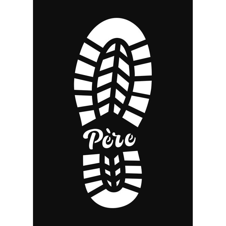 Pochoir pied Père Noël A4 - ARTEMIO - Rougier et Plé