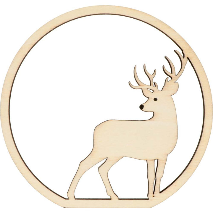 Boule en relief Cerf Hiver Enchanté - ARTEMIO - Rougier et Plé