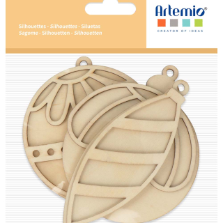 Set de boules de Noël Woofy Chritsmas - ARTEMIO - Rougier et Plé