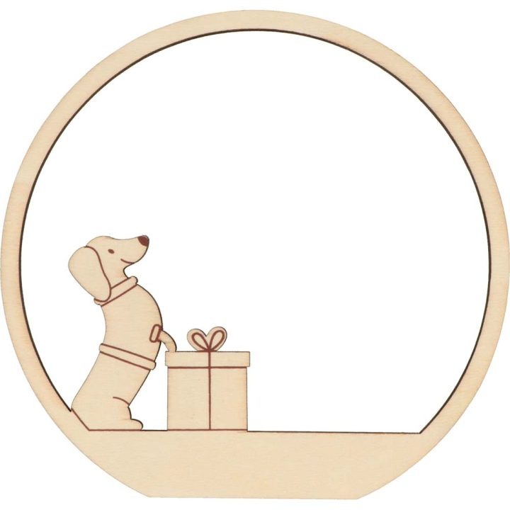 Boule en relief Woofy Christmas - ARTEMIO - Rougier et Plé