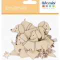 Set de 13 pcs de Silhouttes en bois Woofy Christmas - ARTEMIO - Rougier et Plé