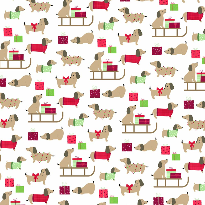 Bloc de 10  feuilles Woofy Christmas - ARTEMIO - Rougier et Plé