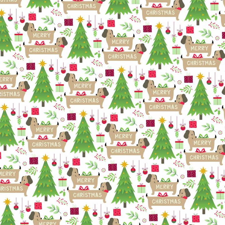 Bloc de 10  feuilles Woofy Christmas - ARTEMIO - Rougier et Plé