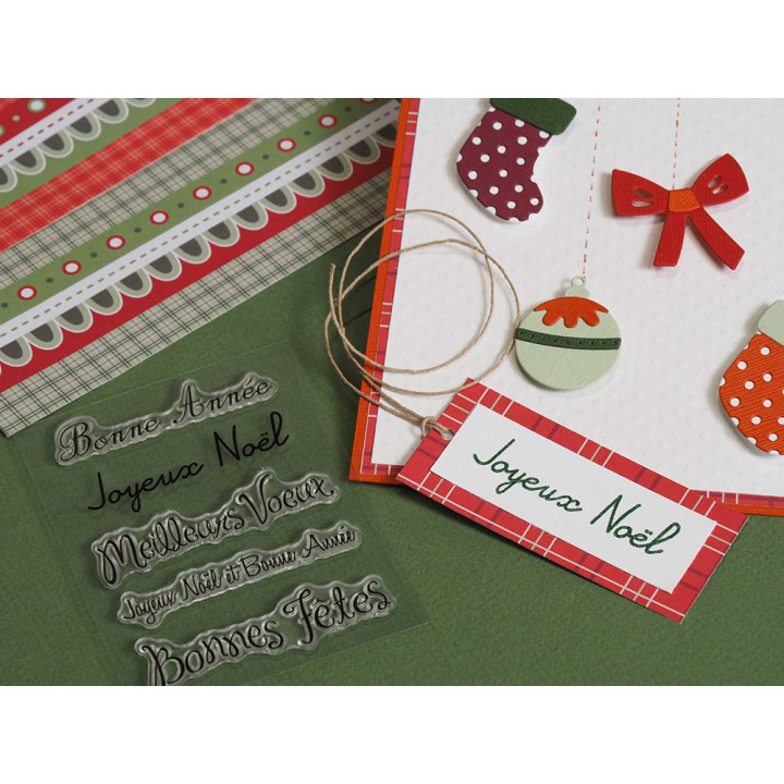 Bloc de 10  feuilles Woofy Christmas - ARTEMIO - Rougier et Plé