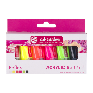 Set peinture acrylique Reflex 6 x 12 ml - Artcreation - Rougier et Plé