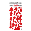 Stickers de Noël Rouge 27 pcs - Cléopatre - Rougier et Plé