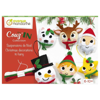 Boîte créative Suspensions de Noël Mini Couz'in - Avenue Mandarine - Rougier et Plé