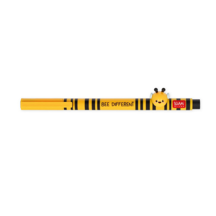 Stylo à ence gel Noir Abeille - Legami - Rougier et Plé