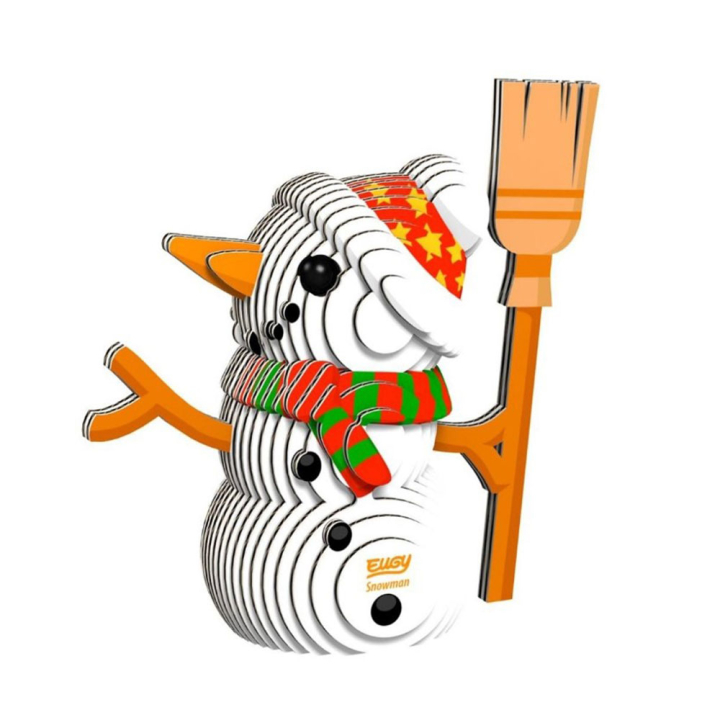 Maquette 3D en carton Bonhomme de Neige - Eugy - Rougier et Plé