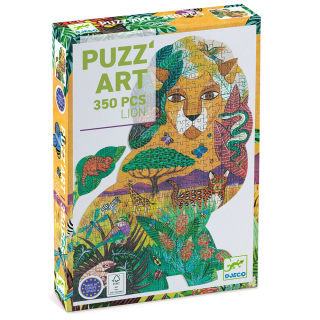 Puzzle Puzz-Art Lion 350 pièces - Djeco - Rougier et Plé