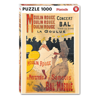Puzzle La Goulue de Toulouse-Lautrec 1000 pièces - Piatnik - Rougier et Plé