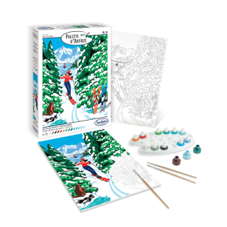 Peinture par numéro Dans les Alpes - Sentosphère - Rougier et Plé