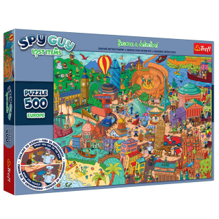 Puzzle d'observation Spy Guy Europe 500 pièces - Trefl - Rougier et Plé