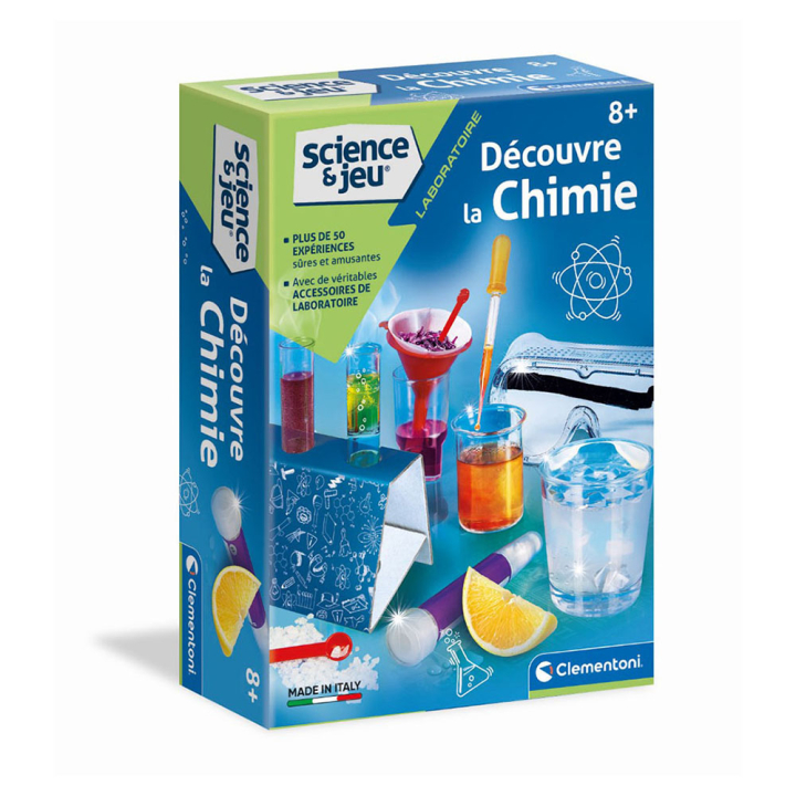 Jeu scientifiques - Découvre la chimie - Clementoni - Rougier et Plé