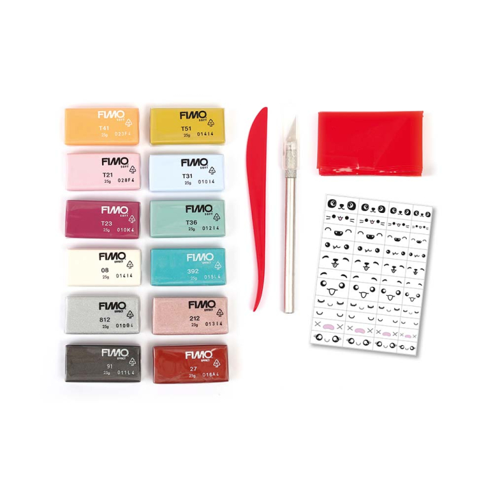 Malette Fimo Kawaii Yummi Family - Graine Créative - Rougier et Plé
