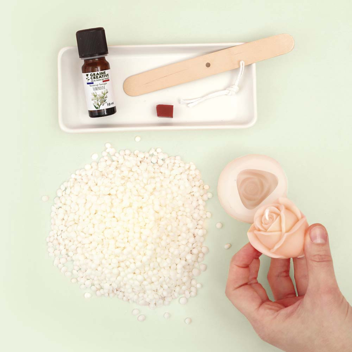 Kit  de bougies trio de bougies fleurs - Graine Créative - Rougier et Plé