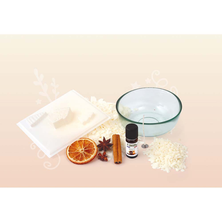 Kit  de hiver bougie de hiver gourmand - Graine Créative - Rougier et Plé