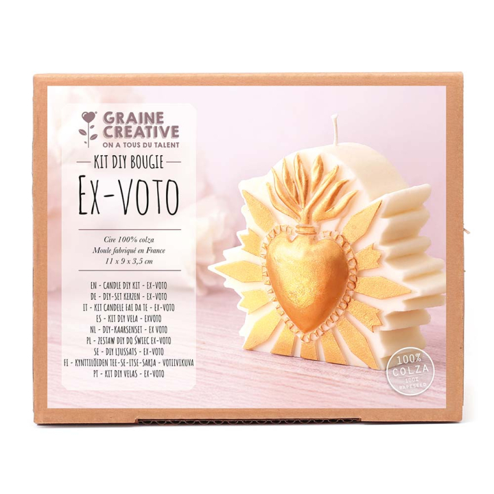 Kit  de bougie de ex voto - Graine Créative - Rougier et Plé