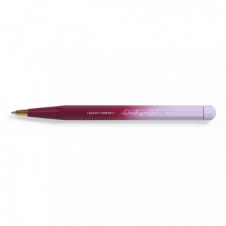 Stylo à bille Drehgriffel Nr.1 Gradient Edition Port Red/Lilac - Leuchtturm1917 - Rougier et Plé