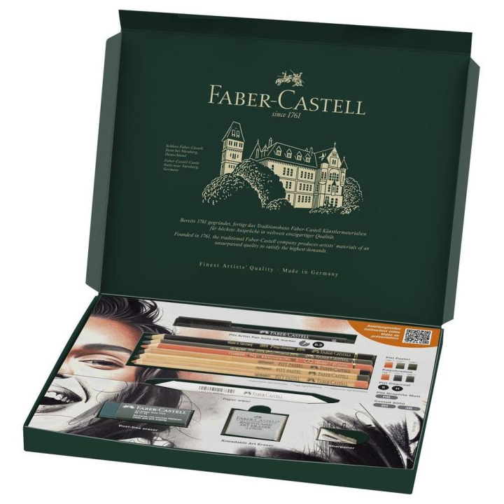 Set découverte Matériel d'art sec 17 pcs - Faber-Castell - Rougier et Plé