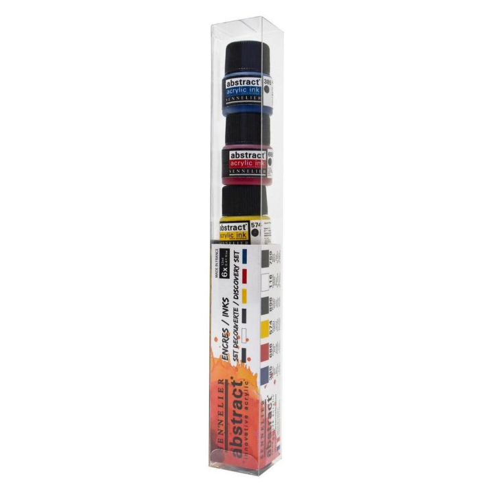 Encre abstract Set découverte 6 x 12 ml - Sennelier - Rougier et Plé