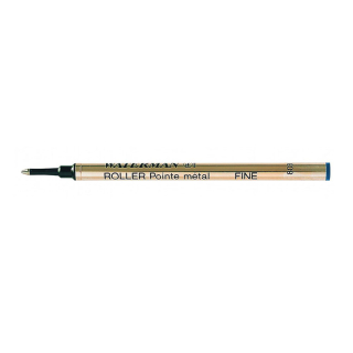 Recharge pour stylo roller - Pointe fine - Bleu - Waterman - Rougier et Plé