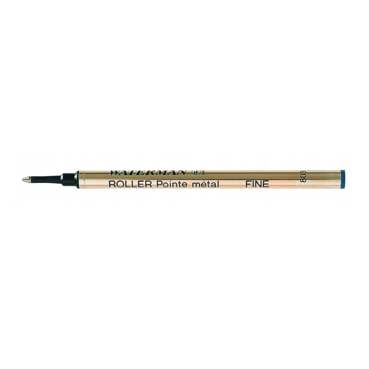 Recharge pour stylo roller - Pointe fine - Bleu - Waterman - Rougier et Plé