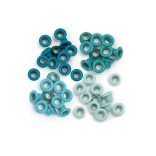 Oeillets 3/16 - Aluminium Aqua - We R makers - Rougier et Plé