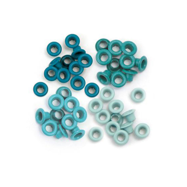 Oeillets 3/16 - Aluminium Aqua - We R makers - Rougier et Plé