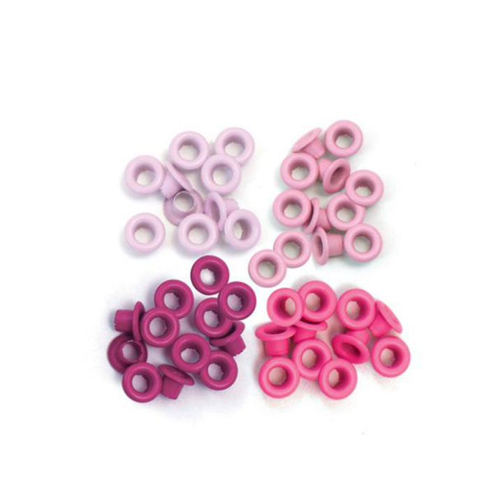 Oeillets 3/16 - Aluminium Pink - We R makers - Rougier et Plé