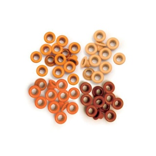 Oeillets 3/16 - Aluminium Orange - We R makers - Rougier et Plé