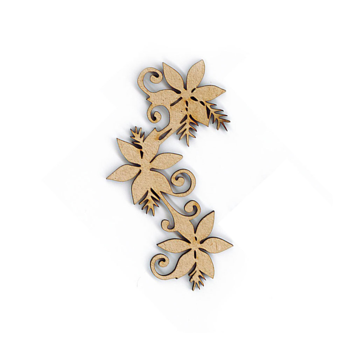 Coin poinsettias - Spider Lily Design - Rougier et Plé