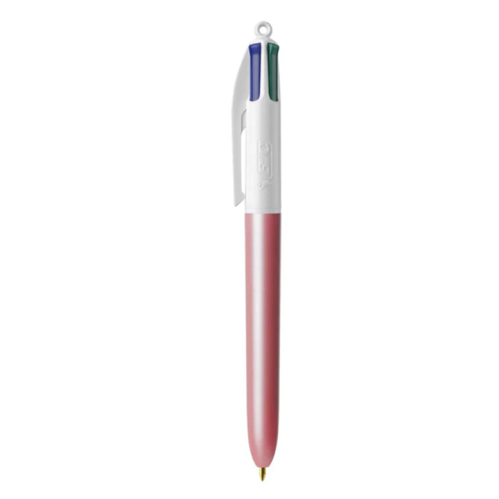 Stylo bille 4 couleurs Pearl rose - Bic - Rougier et Plé